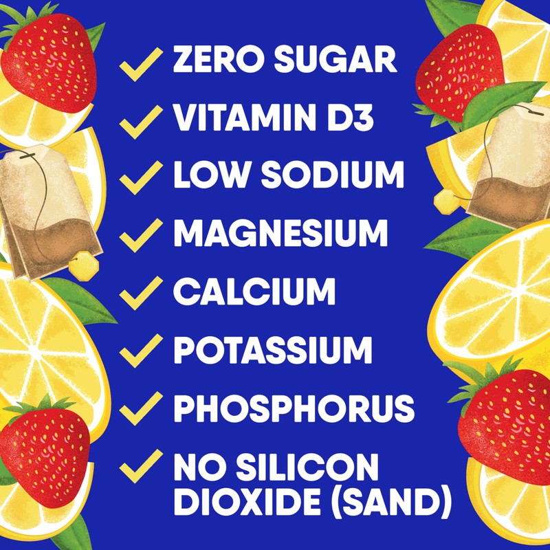 GoHydrate Low Sodium Electrolytes Powder Packets Sugar Free - Instant
