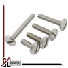Slotted M5 x 16 Cup Screws Full Thread Stainless Steel