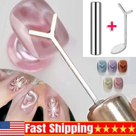 Unbranded Heart Magnet for Cat Eye Gel Polish, Cat Eye Magnetic Nail Art Tool 2025 NEW