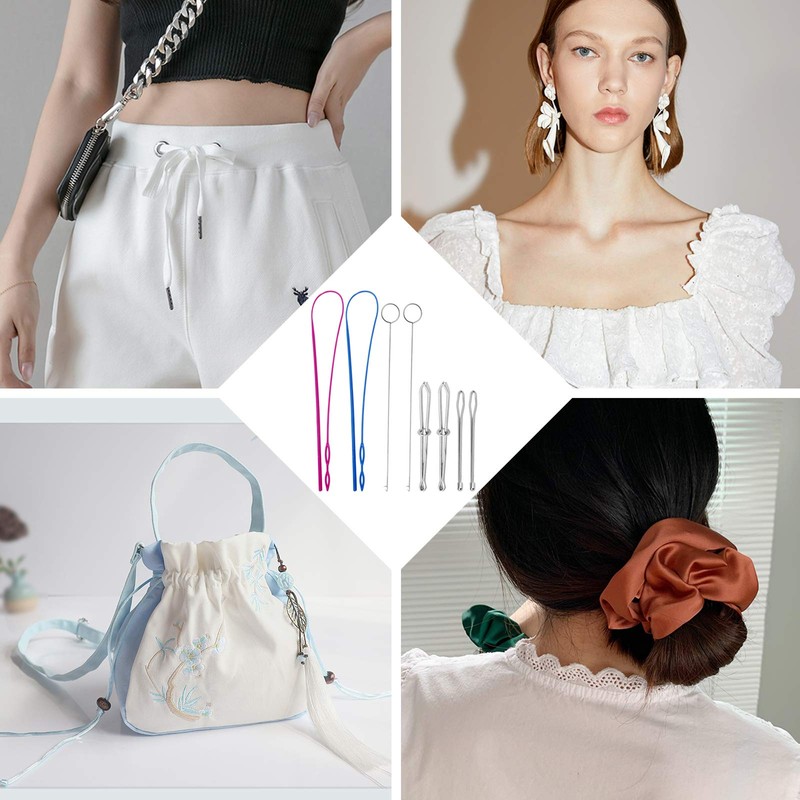 8 Pieces Sewing Loop Kit, DaKuan Include 2 Flexible Plastic