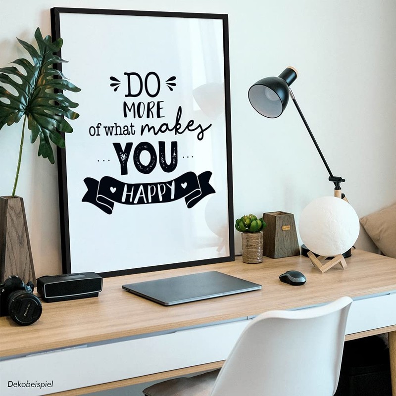 JUNIWORDS Do more of what makes you happy 20x30cm Poster
