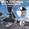 Anlisim Merino Wool Ankle Hiking Socks Compression Warm Thermal Winter