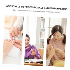 Mikinona 4pcs Nail Art Brush Set Double-ended Drawing Liner Brush Manicure Tools Professional Nail Art Pens Set