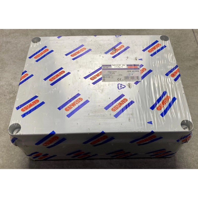 GEWISS GW44208 Junction Box With Plain Screwed LID - IP56