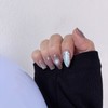 Circular Glitter Layer Sequin Magnetic Handmade Nail Tip - Round