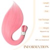 Deep Pink Braiding Hair Pre Stretched, 24inch 3 Packs