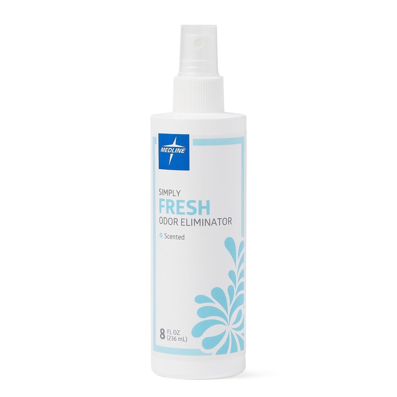 Medline Simply Fresh Odor Eliminator 8 Oz Spray, Lightly Scented,