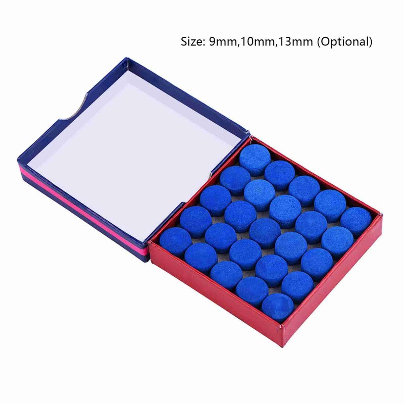 KooingTech Pack of 50 13 mm Billiard Cue Tips, Billiard