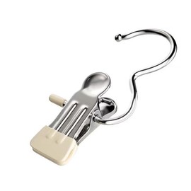 20 Pack Stainless Steel Strong-Grip Laundry Clips, Multi-Purpose Clothes Pegs for Hanging Jeans, Pants, Towels, Hats, Socks, Snack Bags, Closet Laundry Kitchen Office Organizer