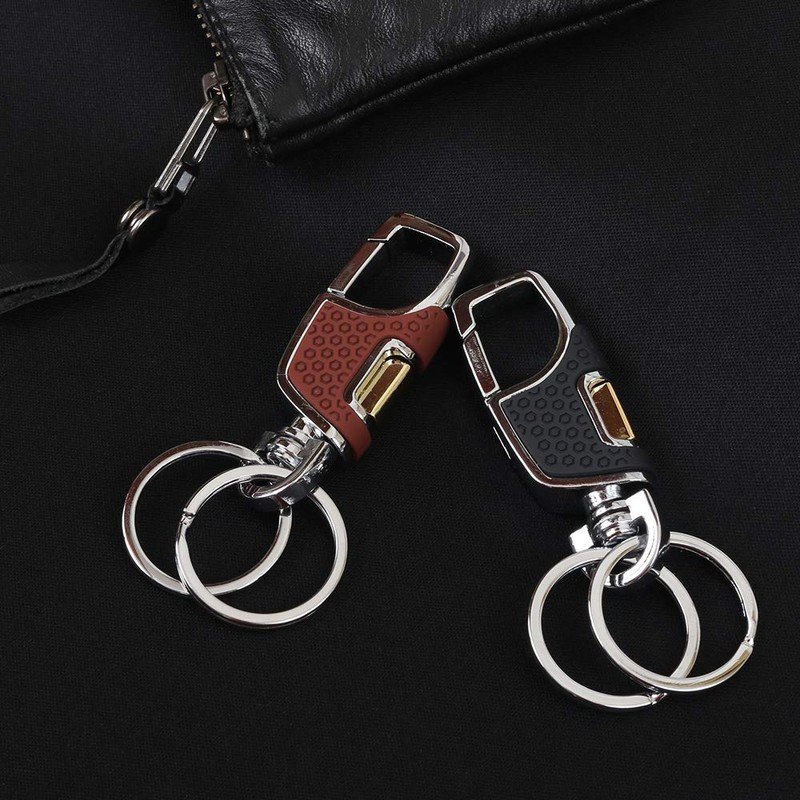 homEdge Heavy Duty Key Chain, 2 Pack Car Key Chains