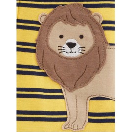 Simple Joys by Carter's Simple Joys by Carter's Baby Boys' Snug-Fit Footed Cotton Pajamas, Pack of 3, Dinosaur/Animal, 18 Months