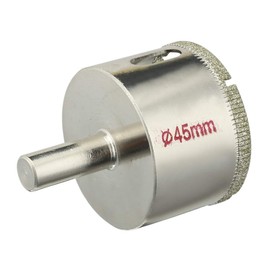 uxcell 45mm Diamond Coated Glass Hole Saw Drill Bits for Ceramic Tile Marble Rock Porcelain Bottles Pots Brick
