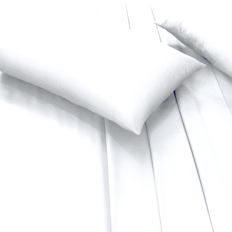 CHARKHAH Polycotton Flat Sheets with Single Double King Size Bed