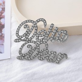 Sorority Jewelry Gift Greek Letter Delta Dear Metal Pin Brooch Soror Society DST Black Women Orgnaization Jewelry