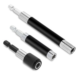 3pcs Magnetic Screw Drive Guide, Magnetic Drill Bit Extension Holder Set, Quick Release Screw Adapter, Impact Bit Holder, 1/4 Inch Hex Shank Hex Power Tools for Nuts Drill and Handheld Driver