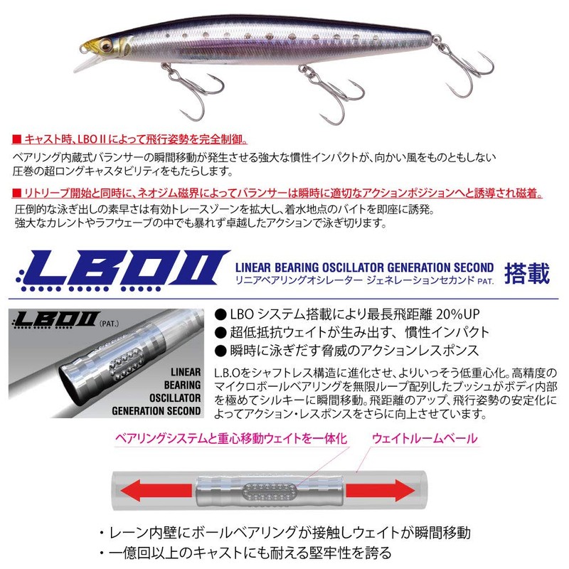 Megabass MARINE GANG Cookai 140S M Katakuchi RB