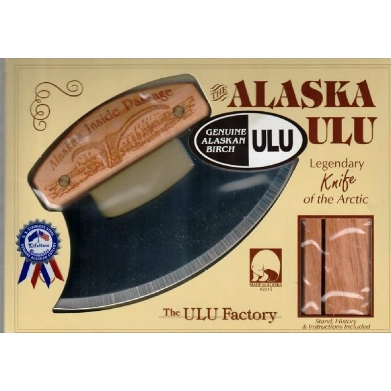 The ULU Factory Inupiat Birch Inside Passage Ulu Knife
