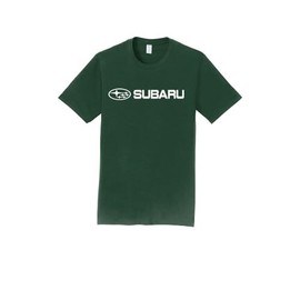 Subaru Logo Tee T Shirt WRX Sti Impreza Outback Ascent Forester Impreza Crosstrek BRZ Solterra Green (US, Alpha, 3X-Large, Regular, Regular)