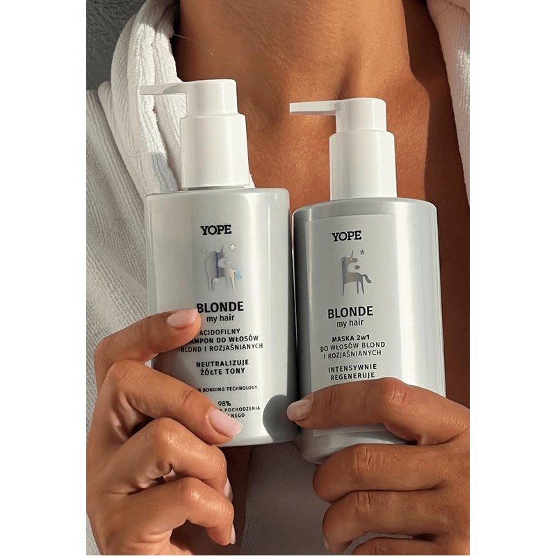 YOPE 2-in-1 MASK FOR BLONDE AND LIGHTENED HAIR | NEUTRALIZES