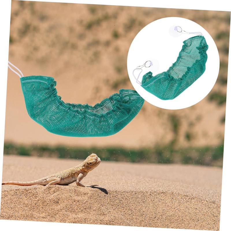 SUPVOX 2-Pack Reptile Climbing Accessory Bearded Dragon Hammock Fabric Sleeping
