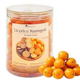 1.1Lb Candied Kumquat Whole Preserves, Classic Asian Snack