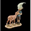 Pixie Goblin Figure with Fawn Bambi and Me Gnome Dwarf