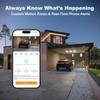 4G LTE Cellular Security Camera No WiFi, Portable Magentic Security
