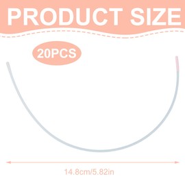 AYVRUOP 10 Pairs Bra Underwire, Replacement Underwire for Bra, Metal Bra Replacement Underwire, Metal Replacement Underwire, Underwire for Women's Bra, Ideal for Bra Underwire Repair and DIY Projects