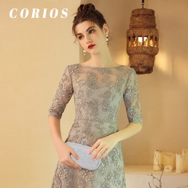 CORIOS Women's Evening Bag Rhinestone Handbag Women's Glitter Clutch Rhinestone Shoulder Bag Bridal Handbag Removable Chain Shoulder Bag Small Bag for Wedding Evening Party Dance Party, silver,