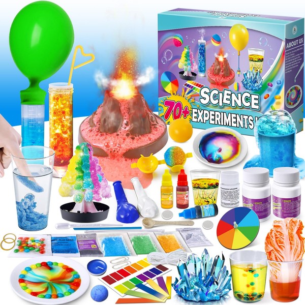 UNGLINGA 70+ Experiment Kits for Children Boys Girls Science Experiment