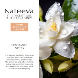 Nateeva St. Vincent And The Grenadines Night Blooming Jasmine EDP Perfume Spray - 100 ml (3.4 oz)