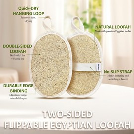 Esponja de Lufa Egipcia Natural Firstwon: Exfoliación Corporal Profunda