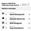 Sthovd N603746 Table Saw Switch Replacement for Dewalt Table Saw