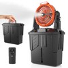 lynker Portable Misting Fan with Remote, Camping Fan with 20000mAh