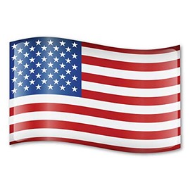 Magnet America American Flag Car Sign Magnet is 10.125" x 15" Made for Vehicles and Refrigerators