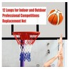 Standard Basketball Net, Durable Nylon, Thick Thread, Three Colours