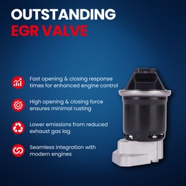 MOCA EGR Back Pressure Valve EGV1233 Compatible with 2012-2015 for Honda Civic 1.5L, 2014 for Fit, 2014-2020 for Fit 1.5L, 2010-2014 for Insight 1.3L