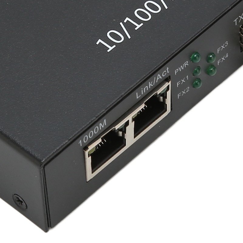 SFP Ethernet Fiber Switch Up To 120km 4 Optical Port