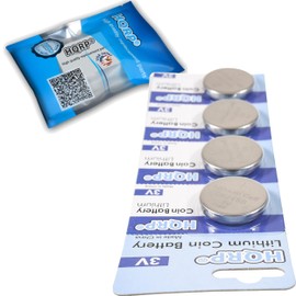 HQRP 4-Pack Lithium Battery for Nauticam M14 and M16 Vacuum Valve