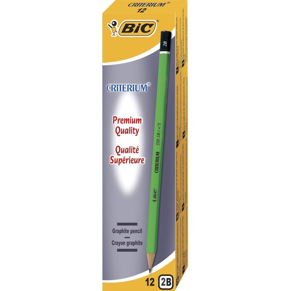 BIC Criterium 550 2B Hexagonal Pencils (Box of 12)