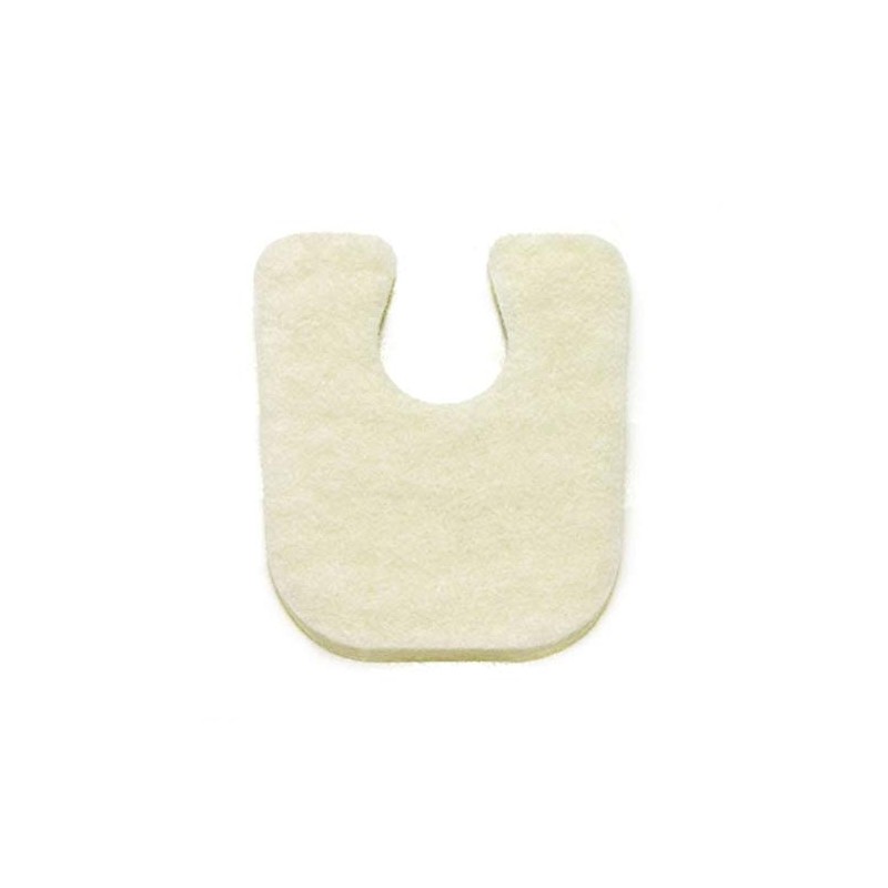 U Shaped Felt Callus Cushion Pad, 40 Pad Pack, 1/8"