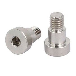 uxcell 304 Stainless Steel Hex Socket Shoulder Bolt 12mm Shoulder Dia 10mm Shoulder Length M10 Thread 2PCS