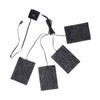 Clothing Electric Heating Pads Winter Camping Adjustable 3 Level Carbon