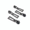 #5 Zipper Pulls (Zipper Pulls 1 Gunmetal)