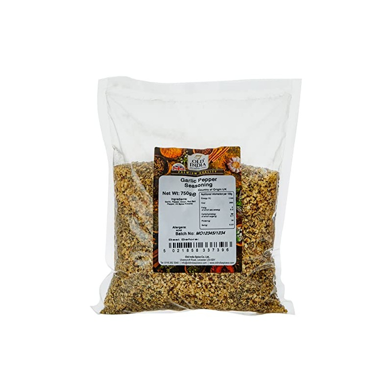 Old India Garlic Pepper Seasoning 750 g