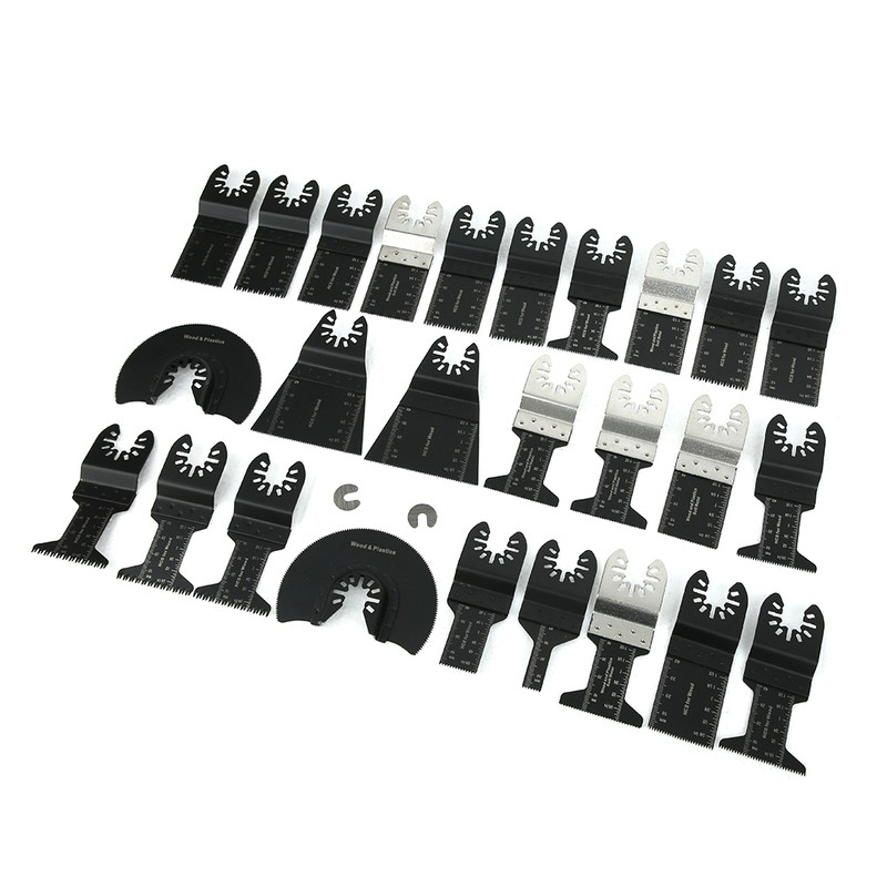 28PCs Oscillating Blade Saw Accessories Woodworking Parts High Carbon Steel