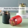 Orrdiffi Creative Automatic Toothpick Dispenser Toothpick Dispenser, Automatic Pop-Up Toothpick