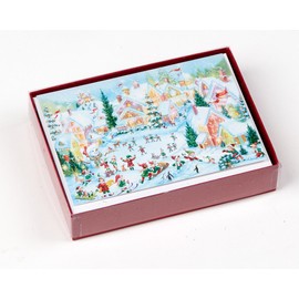 Elf Village Christmas Cards - Box of 15 Cards