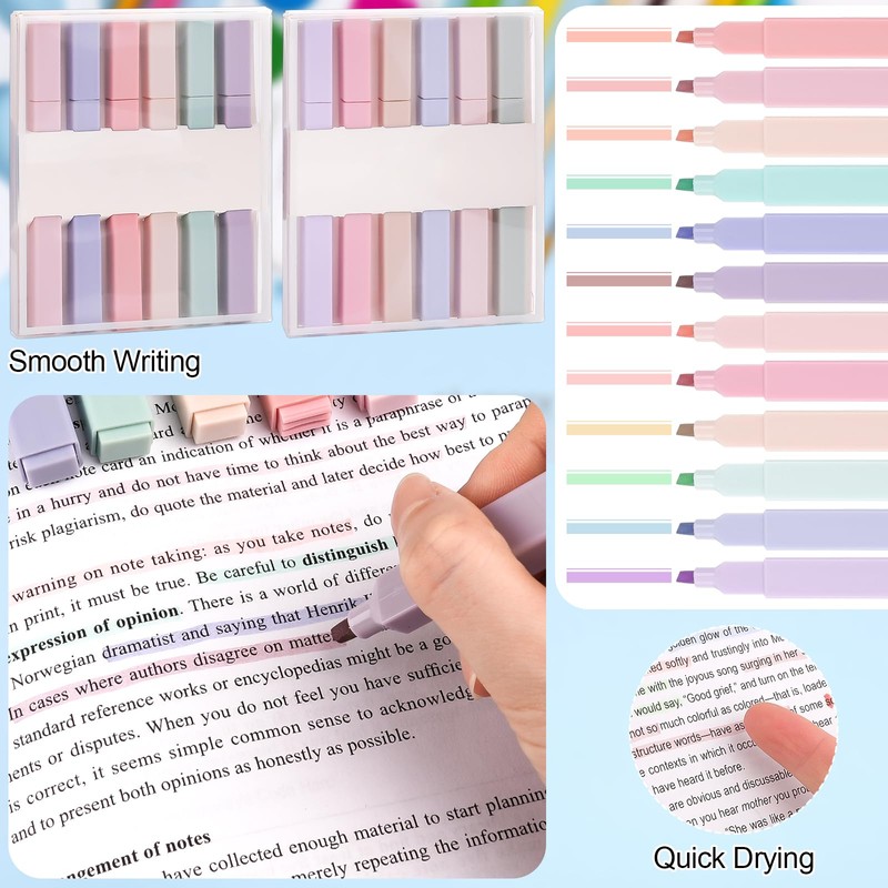 Tikplus 38 Pcs Pink Stationery Set for Girls, Back to