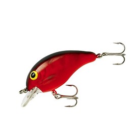 Bandit Lures Series 100 Crankbait Bass Fishing Lures, Fishing Accessories, Dives to 5-feet Deep, 2', 1/4 oz, Red Crawdad, (BDT1B37)